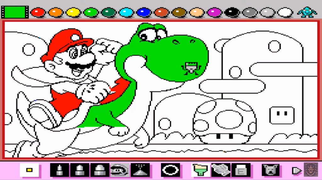 Play Mario Paint Online on SNES Emulator Unleash Your Creativity